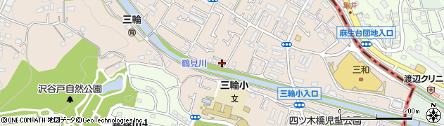 東京都町田市三輪町209周辺の地図