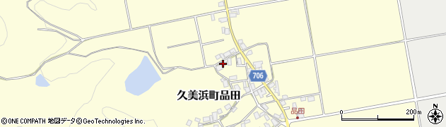 京都府京丹後市久美浜町品田1404周辺の地図