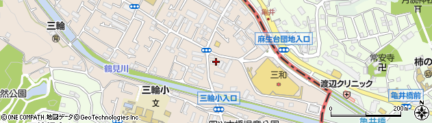 東京都町田市三輪町308-5周辺の地図