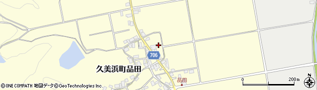 京都府京丹後市久美浜町品田228周辺の地図