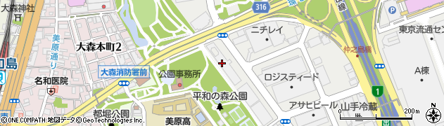 ヤマトインターナショナル株式会社周辺の地図