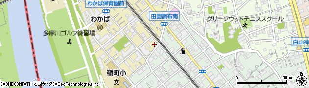 東京都大田区田園調布南1-4周辺の地図