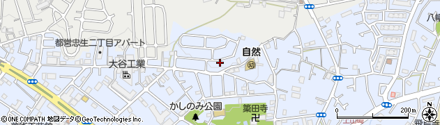 東京都町田市忠生2丁目12周辺の地図