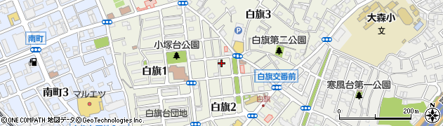 千葉県千葉市中央区白旗周辺の地図
