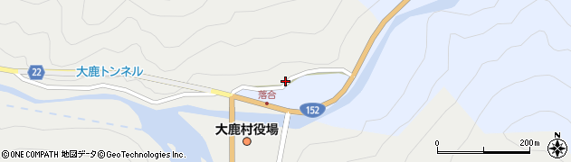長野県下伊那郡大鹿村大河原4203周辺の地図