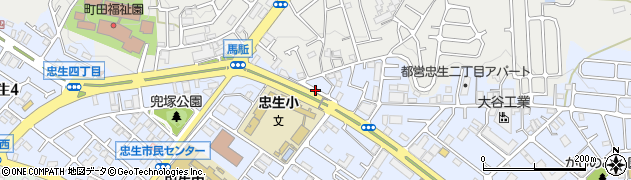東京都町田市忠生2丁目32周辺の地図