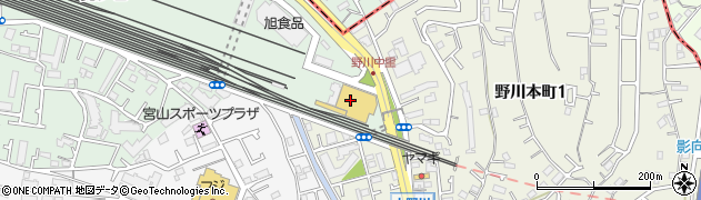 ロイヤルホームセンター梶ヶ谷店周辺の地図