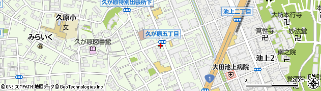 すき家大田久が原店周辺の地図