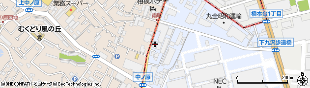 神奈川県相模原市中央区下九沢1104周辺の地図