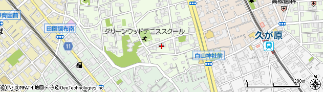 東京都大田区西嶺町17周辺の地図
