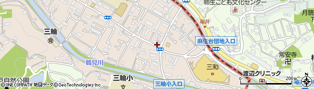 東京都町田市三輪町263-7周辺の地図