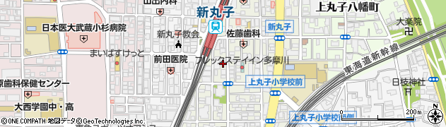 おたからや武蔵小杉店周辺の地図
