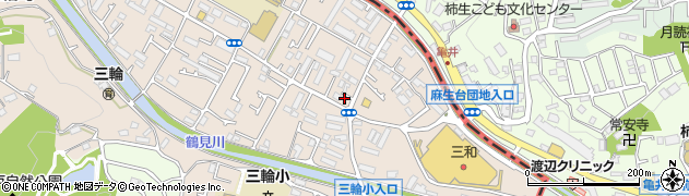 東京都町田市三輪町263周辺の地図