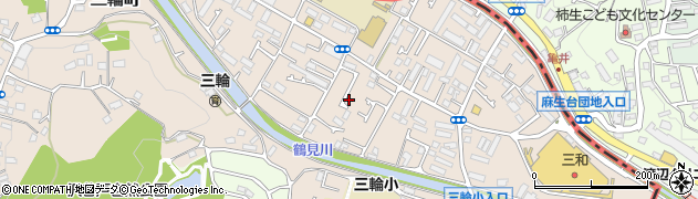 東京都町田市三輪町195-5周辺の地図