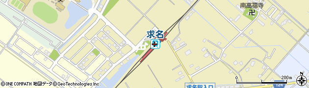 求名駅周辺の地図