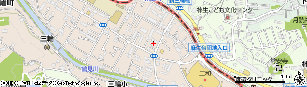 東京都町田市三輪町264-3周辺の地図