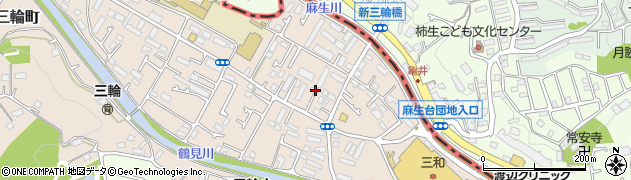東京都町田市三輪町239-1周辺の地図