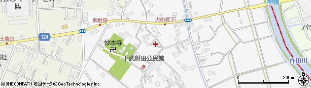 千葉県東金市下武射田1204周辺の地図