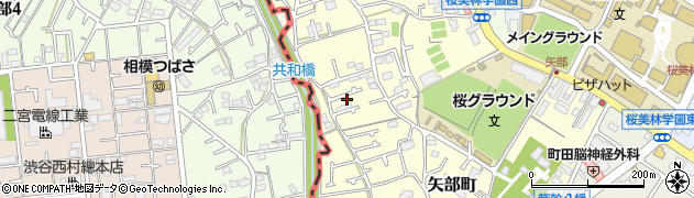 東京都町田市矢部町2730-25周辺の地図