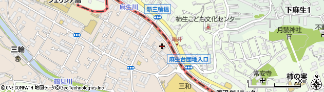 東京都町田市三輪町277周辺の地図