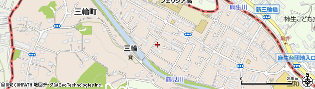 東京都町田市三輪町145-1周辺の地図