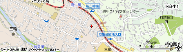 東京都町田市三輪町274-20周辺の地図