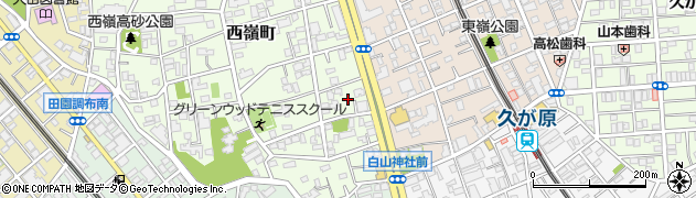 東京都大田区西嶺町15周辺の地図