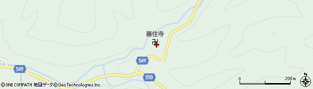 善住寺周辺の地図