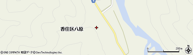 兵庫県香美町（美方郡）香住区八原周辺の地図