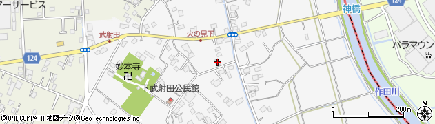 千葉県東金市下武射田1210周辺の地図
