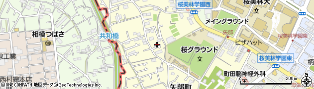 東京都町田市矢部町2817周辺の地図