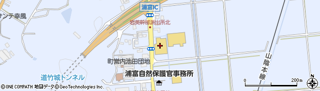 有限会社フラワーショップヨシダ　サンマート岩美店周辺の地図