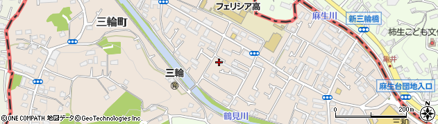 東京都町田市三輪町146周辺の地図