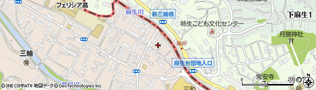 東京都町田市三輪町274周辺の地図