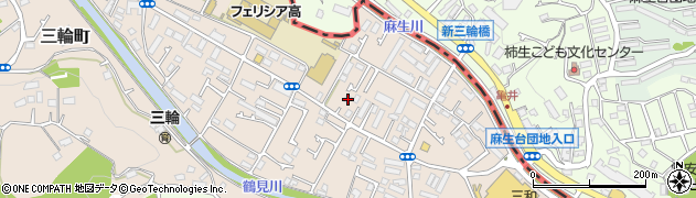 東京都町田市三輪町232周辺の地図
