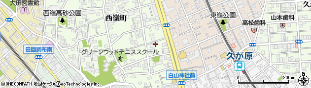 東京都大田区西嶺町15-3周辺の地図