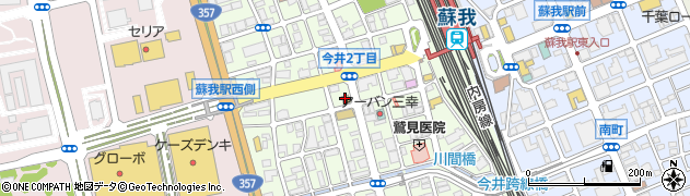 セブンイレブン千葉今井店周辺の地図
