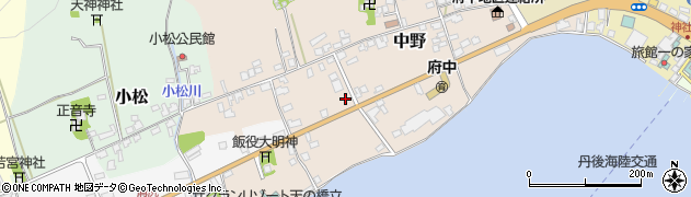 京都府宮津市中野335周辺の地図