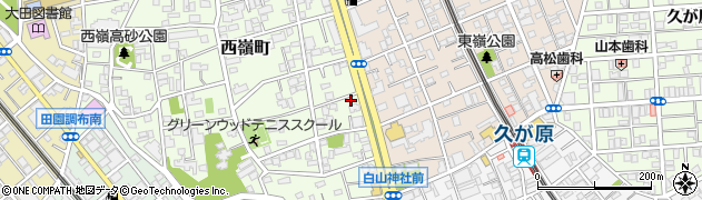東京都大田区西嶺町15-5周辺の地図