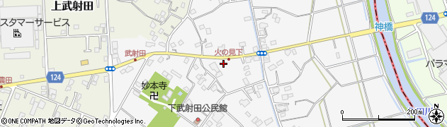 千葉県東金市下武射田1216周辺の地図