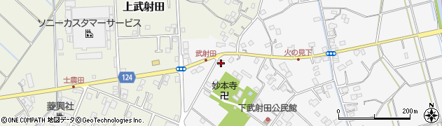 千葉県東金市下武射田1228周辺の地図