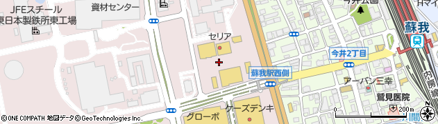 ラーメン山岡家 蘇我店周辺の地図