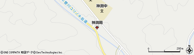 神渕郵便局 ＡＴＭ周辺の地図