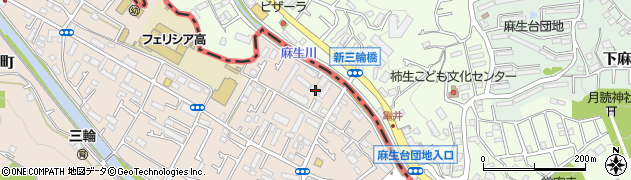 東京都町田市三輪町271周辺の地図