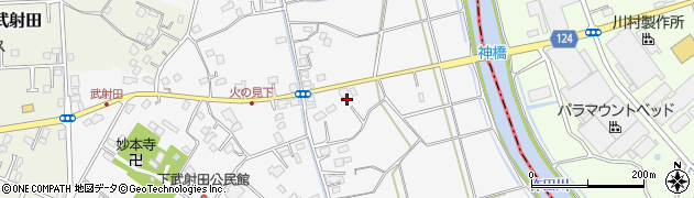 千葉県東金市下武射田69周辺の地図