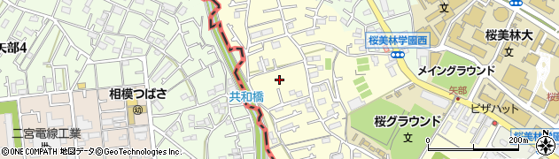 東京都町田市矢部町2747-8周辺の地図