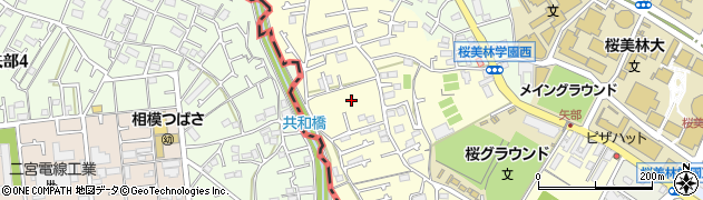 東京都町田市矢部町2747-6周辺の地図