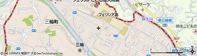 東京都町田市三輪町131周辺の地図