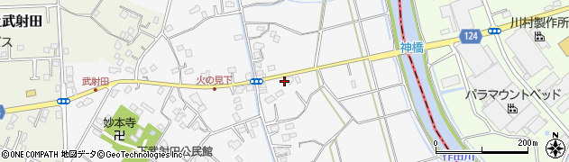 千葉県東金市下武射田70周辺の地図
