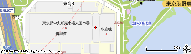 株式会社東京青果食品配給センター周辺の地図